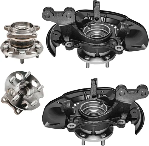 Miniatura 145 de Detroit Axle - Kit de nudillos de dirección delantera izquierda para Ford Edge Lincoln MKX 07-10, cojinete de rueda del lado del conductor, nudillo