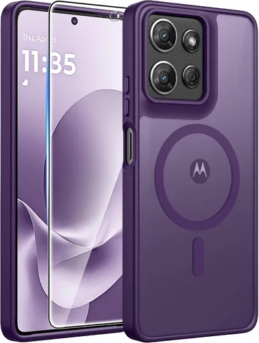 Miniatura 30 de FNTCASE - Funda para iPhone 16 Pro: magnética, mate, translúcida, de grado militar, protectora contra caídas, resistente, fina, duradera y a prueba