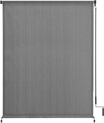 Miniatura 2 de VICLLAX - Tela para persiana enrollable para exteriores, persianas para porch y gazebo, persianas para patio sin cables