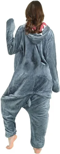 Miniatura 2 de Pijama de tiburón para adultos, unisex, de una pieza, disfraz de tiburón