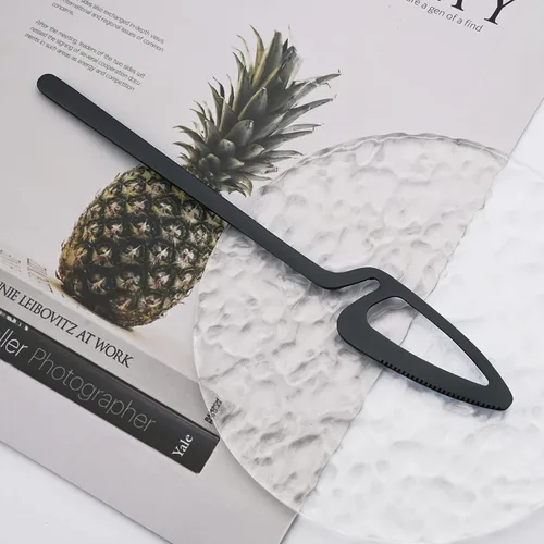 Miniatura 6 de Juego de cubiertos de 28 piezas para 4, color negro mate con cuchara de mango largo, cucharilla, tenedor de frutas, juego de utensilios de cocina