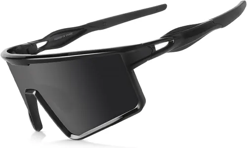 Miniatura 16 de Gafas de sol para ciclismo para hombres y mujeres, lentes de sol deportivos con protección UV para correr, lentes de sol para béisbol, ciclismo