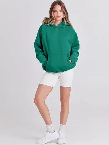 Miniatura 75 de ANRABESS - Sudaderas con capucha para mujer, sobre talla, de vellón de manga larga, modelo de 2024, para otoño