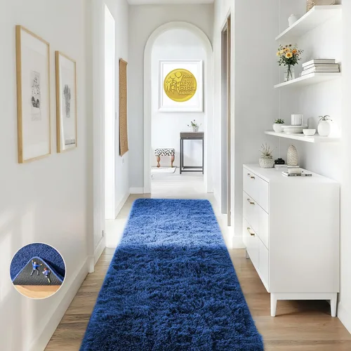 Miniatura 131 de Ophanie Alfombra Verde de Césped, Alfombras de Área para Dormitorio, Alfombra Shag Esponjosa de 4x6 pies, Suave Peluda Afelpada Linda para Niños 7