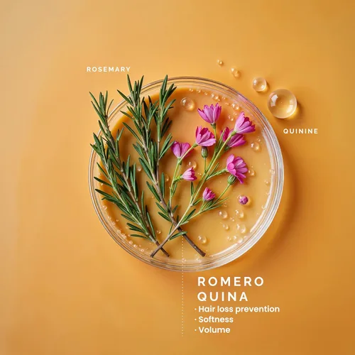 Miniatura 8 de Pili Natural Acondicionador Romero y Quinina - Romero y Quina Balsamo - Fortalece los folículos pilosos, previene la caída del cabello y ayuda a