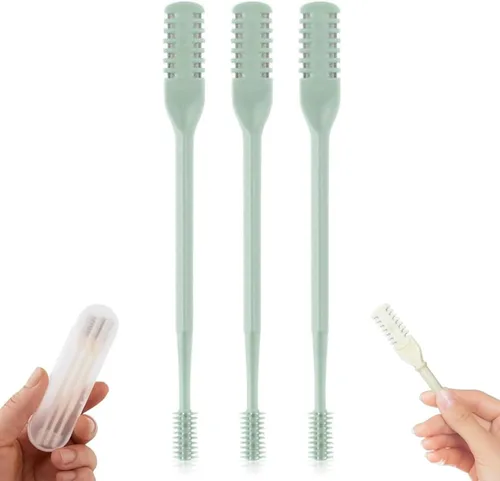Miniatura 20 de Cuchillo de nariz de doble cara mejorado, herramienta de eliminación de vello de fosa nasal de 360°, cortador de pelo nasal 2 en 1, recortador