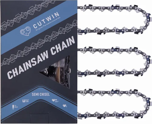 Miniatura 13 de Paquete de 3 Cadenas de Motosierra de 10 Pulgadas CW-R40 Paso LP 3/8" Calibre .043" 40 Eslabones de Transmisión, Repuesto de Cadena de Sierra