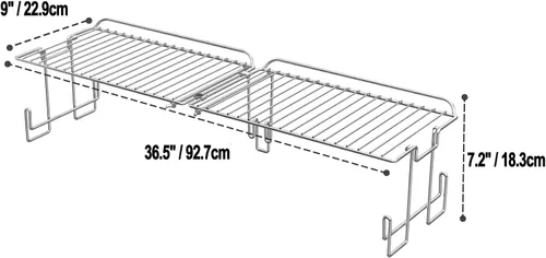 Miniatura 2 de onlyfire Rejilla de calentamiento para parrillas de 36 pulgadas, accesorios de parrilla de cocina para barbacoa, mantiene los alimentos calientes
