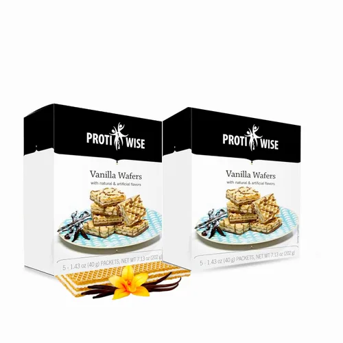 Miniatura 10 de ProtiWise Obleas de chocolate con alto contenido de proteínas, bajas en carbohidratos, bajas en azúcar, Keto Friendly, 0.55 onzas de proteína, alta