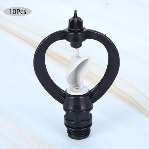 Miniatura 6 de 10 boquillas de plástico G1/2 pulgadas con forma de lluvia, para riego agrícola, rociador de agua para riego agrícola, rociador para plantas, riego