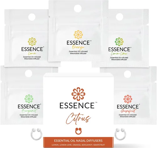 Miniatura 9 de HONÉ - Anillo difusor nasal de esencia relajante – Anillos nasales de silicona con aceite esencial de aromaterapia para el estrés y el apoyo