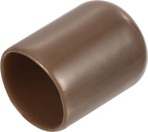 Miniatura 7 de uxcell 25 tapas de goma de 0.787 in de vinilo de identificación redonda tapa tapa de rosca de tornillo protectores negro