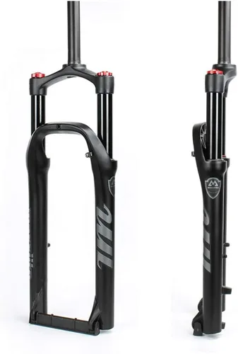 Miniatura 3 de Syvrac Tenedor de aire gordo para bicicleta de 26 pulgadas, tubo de dirección de 1-1/8 pulgadas, tubo de dirección de 5.315 in, tubo