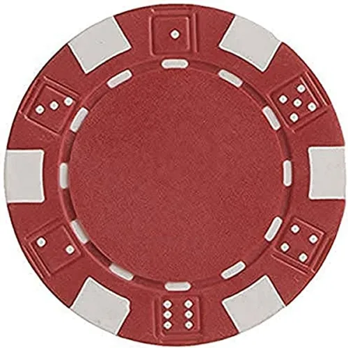 Miniatura 5 de Da Vinci, 50 fichas de póquer de cerámica compuesta, rayas, 11,5 gramos. Blanco
