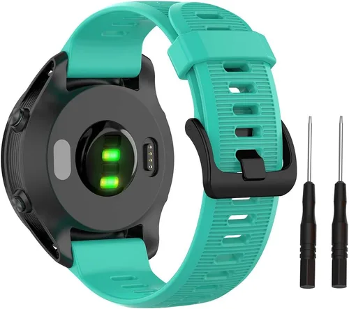 Miniatura 14 de ISABAKE Correa de reloj para Garmin Forerunner 935/945/955/965/745, pulsera de repuesto de silicona de 0.866 in para Fenix 5 Plus/Fenix 6
