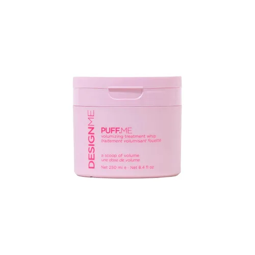 Design.Me PUFF.ME - Látigo de tratamiento voluminizador | Máscara voluminizadora ligera con ácido hialurónico para cabello fino y mediano | Añade