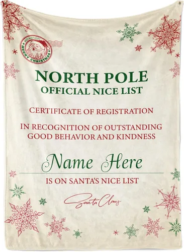Miniatura 18 de Manta de Navidad personalizada con cascanueces – Se envía al día siguiente, impresa en Estados Unidos – Manta de sofá de felpa polar, decoración
