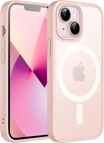 Miniatura 14 de JETech Funda magnética para iPhone 13 de 6.1 pulgadas, compatible con MagSafe, translúcida mate, delgada, a prueba de golpes, color negro