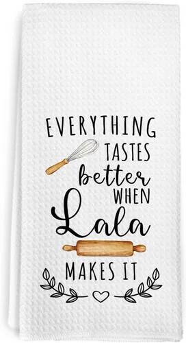 Miniatura 16 de Gigi - Toallas de cocina para el día de la madre, regalos de cumpleaños, para mujeres, abuelas de nietos, nietos, todo sabe mejor cuando Gigi lo