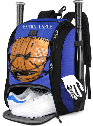 Miniatura 18 de MATEIN Mochila de Béisbol, Bolsa de Bate de Sóftbol con Compartimento para Zapatos para Jóvenes, Niños y Adultos, Bolsa de Béisbol Ligera con Gancho