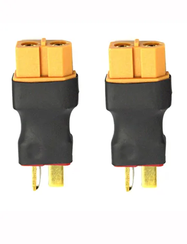 Miniatura 8 de Readytosky XT60 hembra a macho adaptador de conector de enchufe en T sin cables, conectores de batería RC LiPo para conector macho Deans a XT60