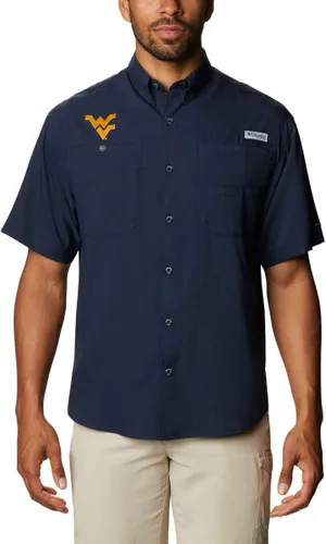 Miniatura 11 de Columbia NCAA Camisa Tamiami de Manga Corta para Hombre Universitaria Tallas Grandes y Altas Fla - Azul