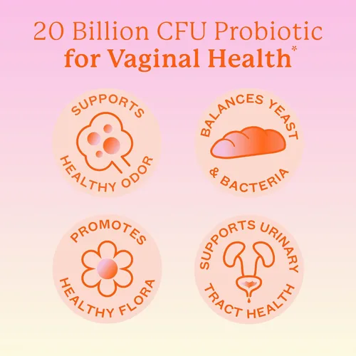 Miniatura 6 de Cheeky Bonsai Suplemento probiótico vaginal para mujeres, apoya el equilibrio saludable del pH y la levadura, mezcla de Lactobacillus de 20 mil