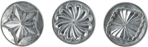 Miniatura 14 de Nordic Ware – Sellos de galletas fundidos geométricos