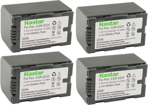 Miniatura 6 de Kastar Paquete de 1 batería de repuesto CGR-D16 para Panasonic CGR-D320, CGR-D320A/1B, CGR-D320E/1B, VW-VBD25, Panasonic DE-A20, DE-A88C, VSK0581