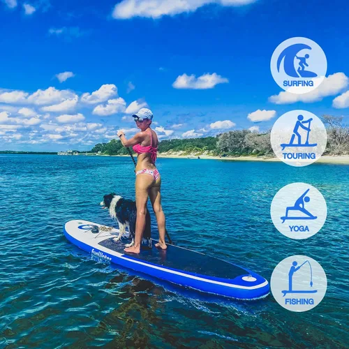 Miniatura 8 de FunWater Tabla de remo inflable ultraligera con accesorios de SUP para adultos y jóvenes de todos los niveles de habilidad