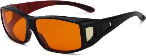 Miniatura 14 de Eyekepper - Lentes para hombres con bloqueo de luz azul, lentes para computadora y juegos, para mujeres 1802-negro-100% bloqueo de luz azul