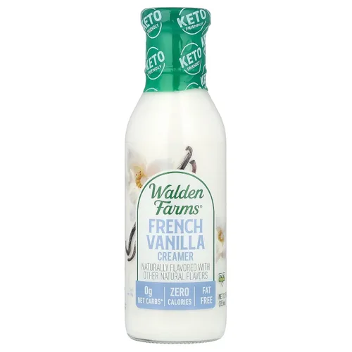 Miniatura 14 de Walden Farms Original Coffee Creamer – Cero calorías, sin grasa, sin azúcar, baja en carbohidratos, apta para dieta cetogénica, sin lácteos, vegana