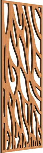9 3/8"W x 24 3/8"H x 1/4"T Bristol Decorativos Paneles de Pared de Madera Calado, Cereza