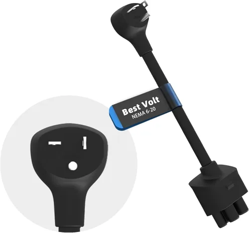 Miniatura 13 de Adaptador premium para cargador móvil Tesla Gen 2 Conecte a una toma de corriente de 240 V Carga de 32 amperios Longitud de 10 pulgadas