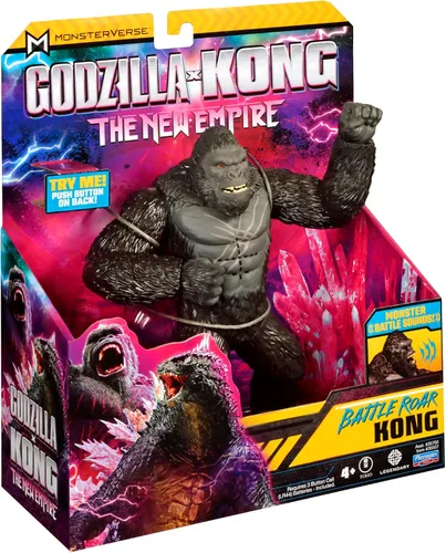 Miniatura 5 de Godzilla x Kong - Figura de Battle Roar Kong de 7 pulgadas por Playmates Toys