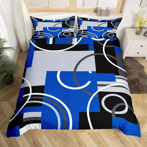Miniatura 15 de Erosebridal Bohemian Duvet Cover Twin Country Southwestern Comforter Cover for Kids Teens Boho Aztec Arrows Diamond Bedding Set Black Gray Geometric