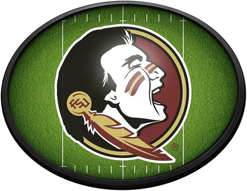 Miniatura 231 de The Fan-Brand NCAA Alabama Crimson Tide: Letrero de pared ovalado con luz – Decoración de fútbol, baloncesto, béisbol y deportes universitarios