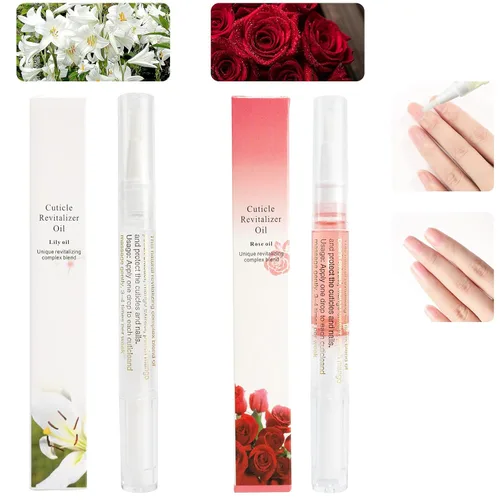 Miniatura 7 de 2 bolígrafos de aceite para cutículas para el cuidado de las uñas, bolígrafo de aceite revitalizador de cutículas con cepillo suave, aceite