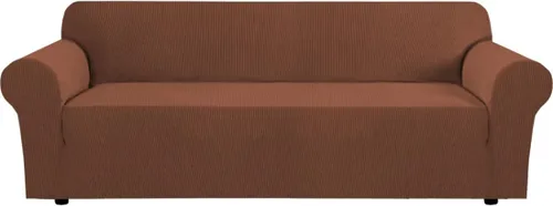 Miniatura 106 de H.VERSAILTEX Fundas elásticas para sofá, fundas de sofá para perros, fundas para sofá de 3 asientos con tela jacquard gruesa a cuadros con parte