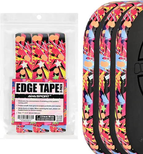 Miniatura 65 de PICKLETECH Pickleball Edge Guard Tape – Pink Unicorn Pattern Edge Tape for Pickleball Paddle - Fit Perfectly Curved Edge - No Wrinkling Sonrisa verde