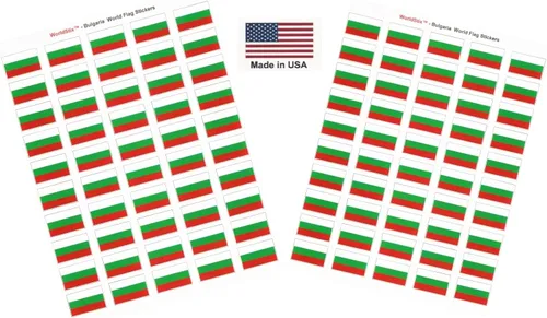 Miniatura 61 de 100 calcomanías de la bandera de Alaska; 1.5" x 1" hechas en Estados Unidos, calcomanías autoadhesivas de la bandera del estado para álbumes