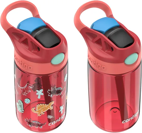 Miniatura 11 de Contigo Botella de agua con pajita para niños con tapa AUTOSPOUT de 20 onzas, arándano Azul (Arándano)