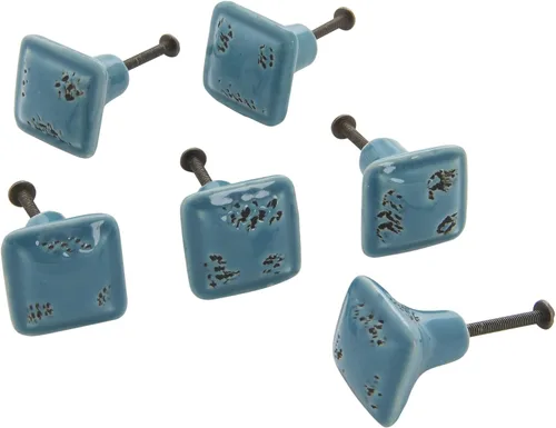 Miniatura 22 de Dritz Home - Manija para puerta de hierro fundido de diseño de aves, Dorado, 47064A
