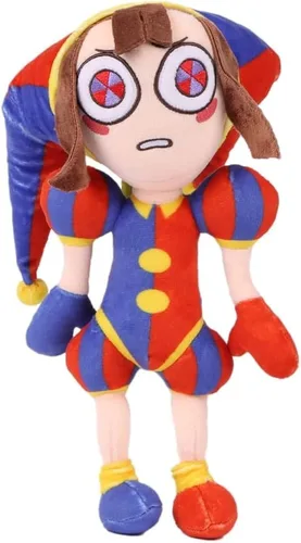 Miniatura 10 de SAJISP The Amazing Digital Circus Peluche, Regalo de Juguete de Peluches Pomni de 10.3", Linda Muñeca de Figura de Peluche para Niños y Adultos