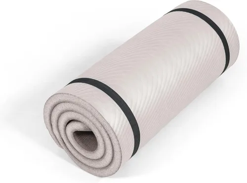 Miniatura 21 de Tone Fitness Esterilla de yoga de 1 pulgada de grosor Alfombrilla de ejercicio antideslizante de alta densidad con correa de transporte para yoga