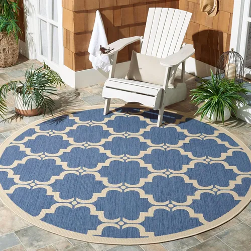 Miniatura 40 de SAFAVIEH Alfombra lavable al aire libre Courtyard Collection - 9 x 12 pies, beige y terracota, no desprende pelusa y fácil limpieza, ideal