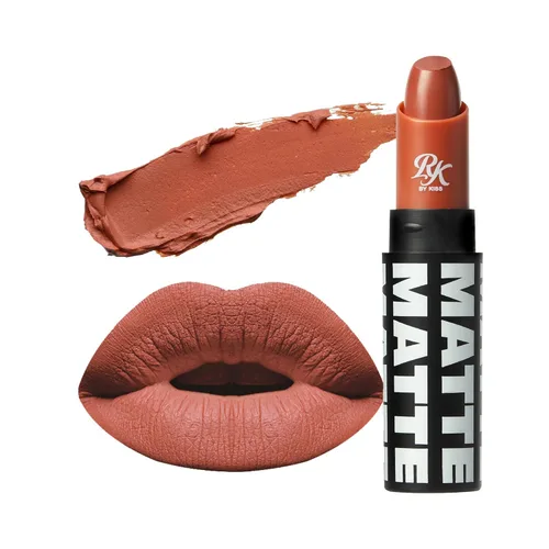 Miniatura 28 de Labial de Ruby Kisses, acabado mate, larga duración, altamente pigmentado, de aplicación suave, maquillaje de labios de cobertura total