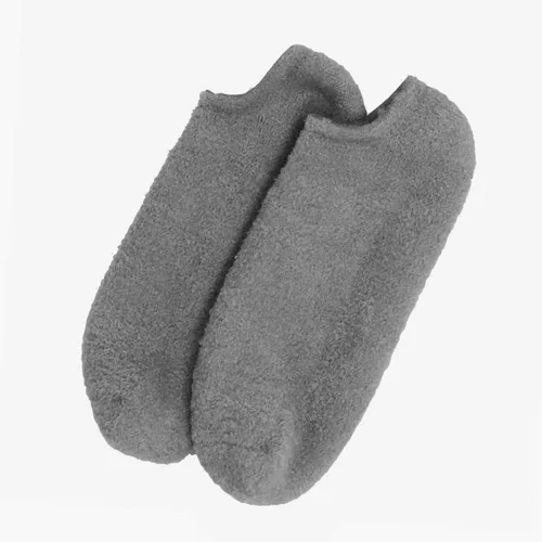 Barefoot Scientist Sleep On It Calcetines de gel hidratantes durante la noche, calcetines de tobillo de perfil bajo, nutren tus pies, gris, talla L