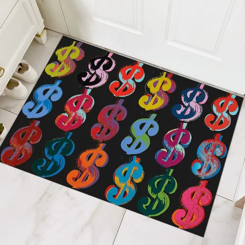 Miniatura 23 de GUBIYU Alfombras coloridas para cocina, cuarto de servicio, alfombra antideslizante para interiores y exteriores, para pasillo, sala de estar