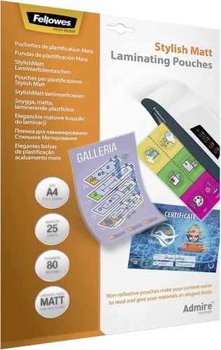 Miniatura 6 de Fellowes 5602001 Admire A3 80Mic Easyfold Pouch 25pk Fácil de plegar